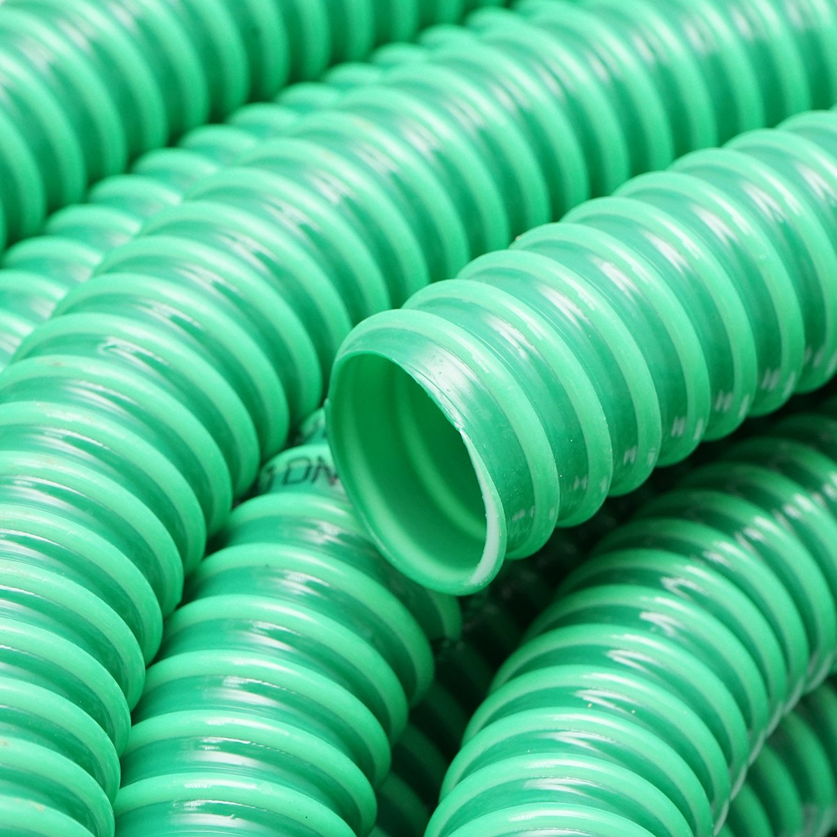 Furtun semanatoare SPC cu arc /colac de 30M verde, interior 35/3mm grosime